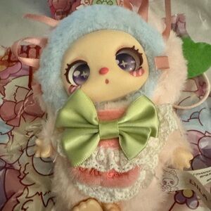 Liila's Chef Kitten Series plush doll white peach jar